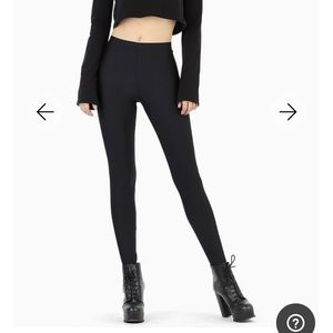 BLACKMILK MATTE BLACK LEGGINGS GUC